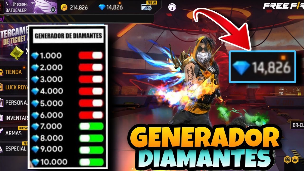 descubre los mejores generadores de diamantes gratis para free fire acelera tu juego