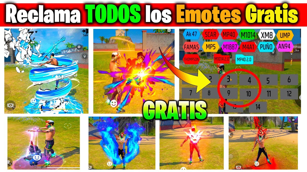 existen generadores de codigos para obtener emotes en free fire